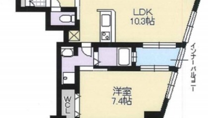 インナーバルコニーの 1ldk のお部屋 物件ファン