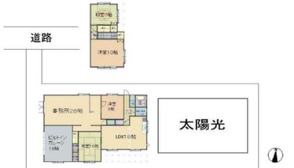 売上る家の 事務所付住宅 のお部屋 物件ファン